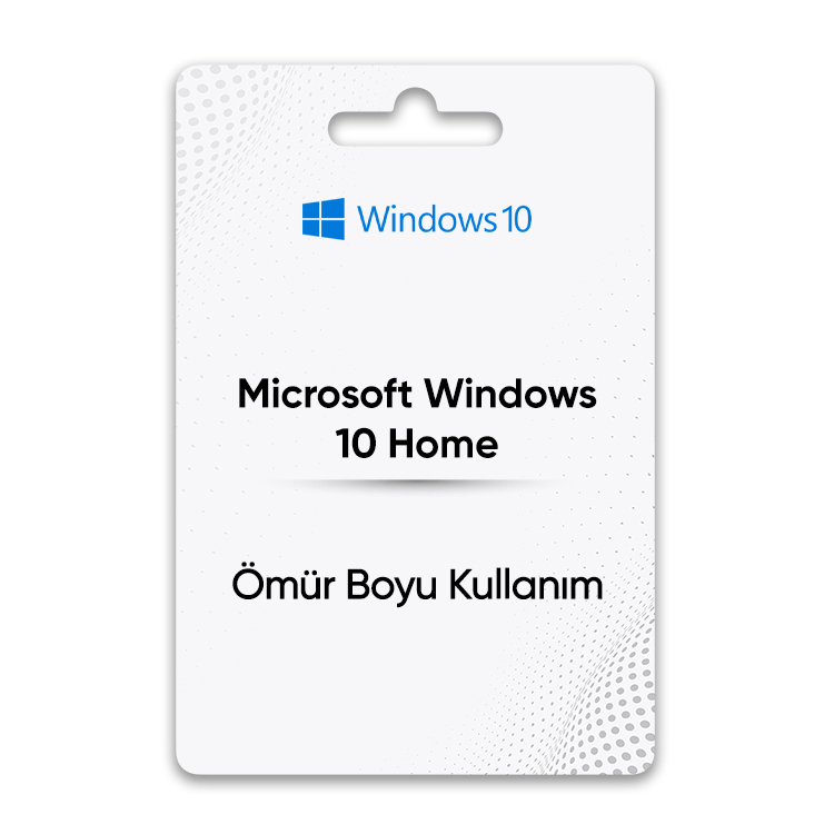 microsoft windows 10 home omur boyu kullanim